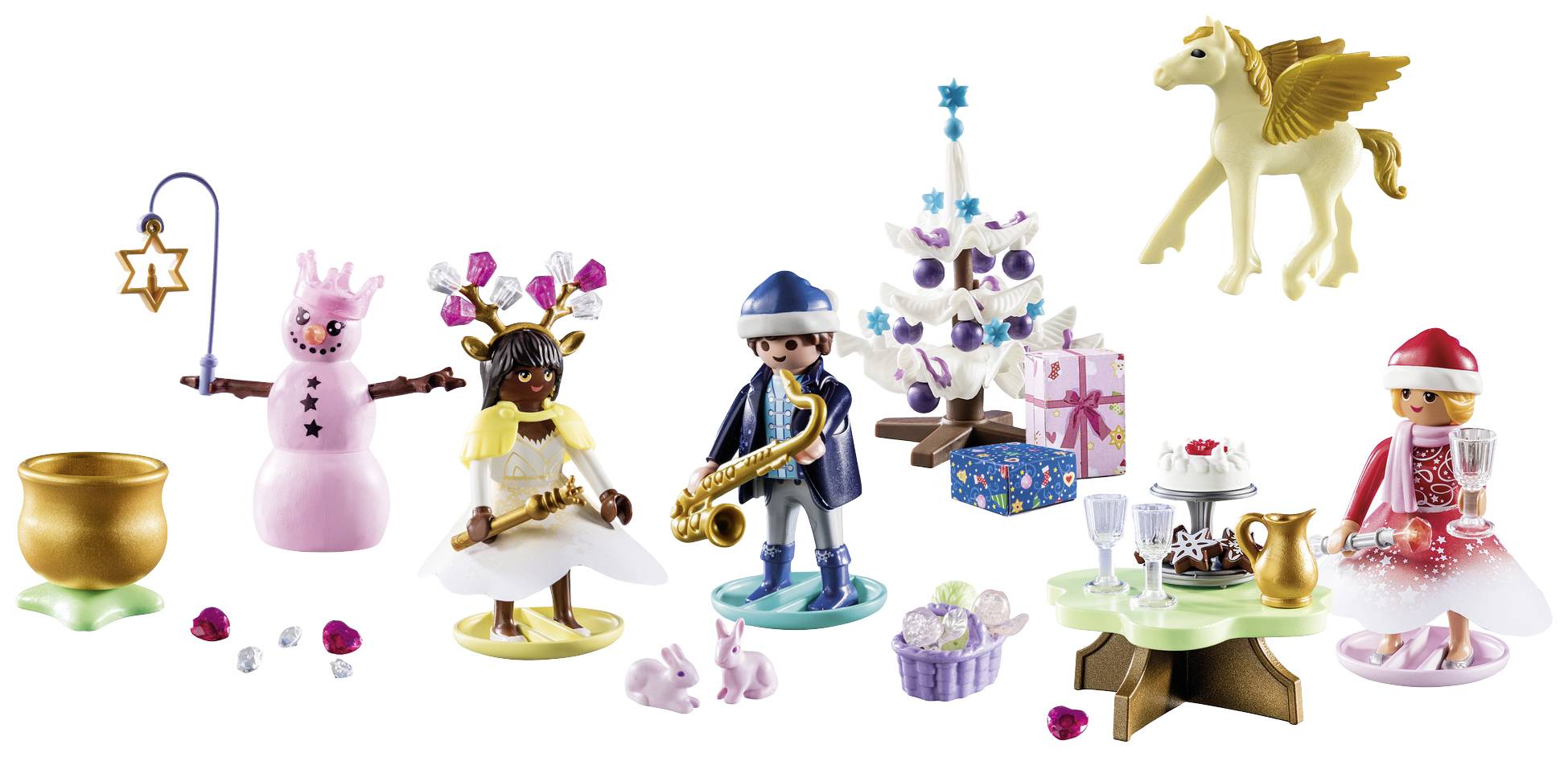 Playmobil® Princess Magic Adventskalender Weihnachtsfest unter dem Regenbogen 71348