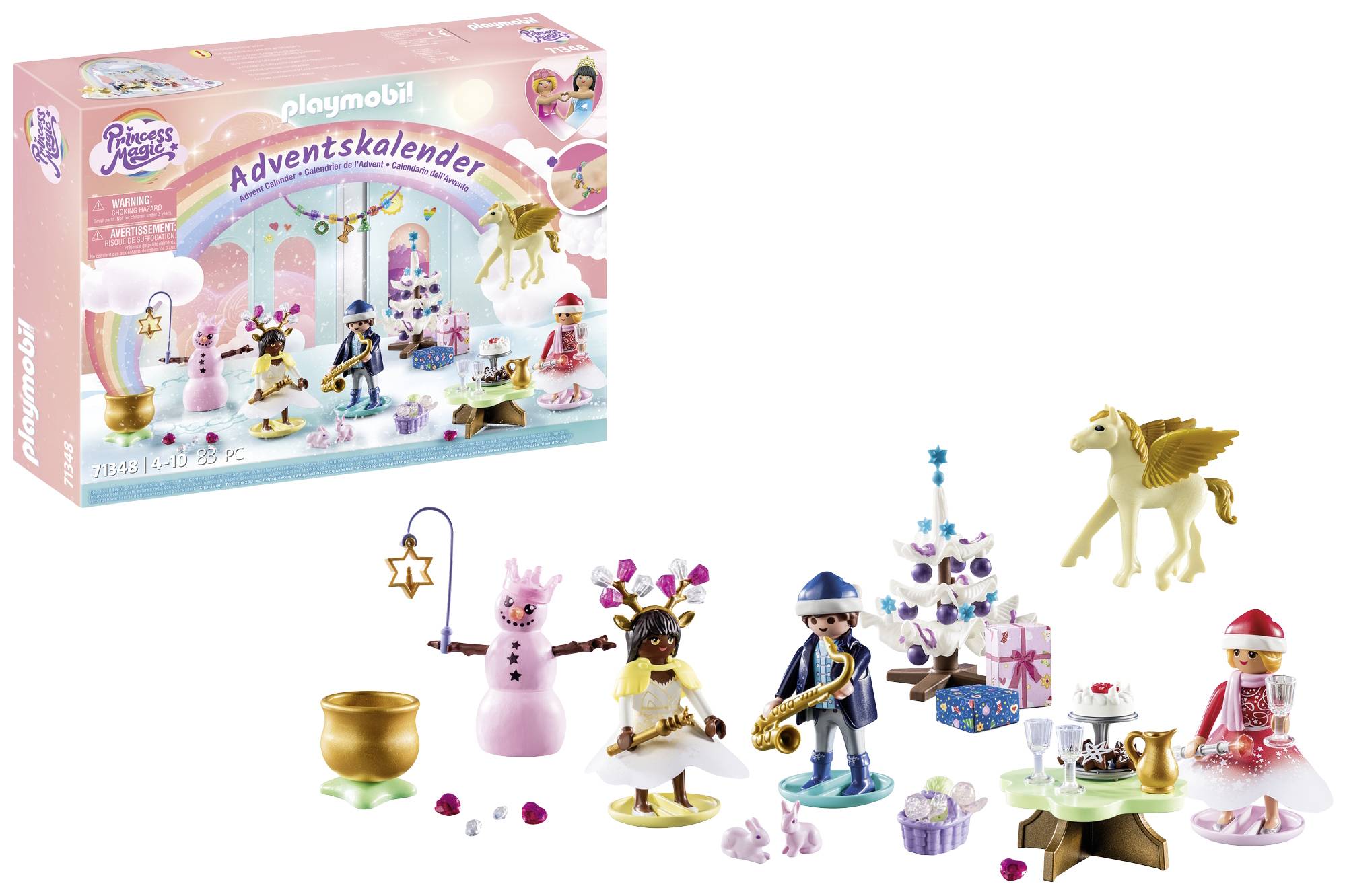 Playmobil® Princess Magic Adventskalender Weihnachtsfest unter dem Regenbogen 71348