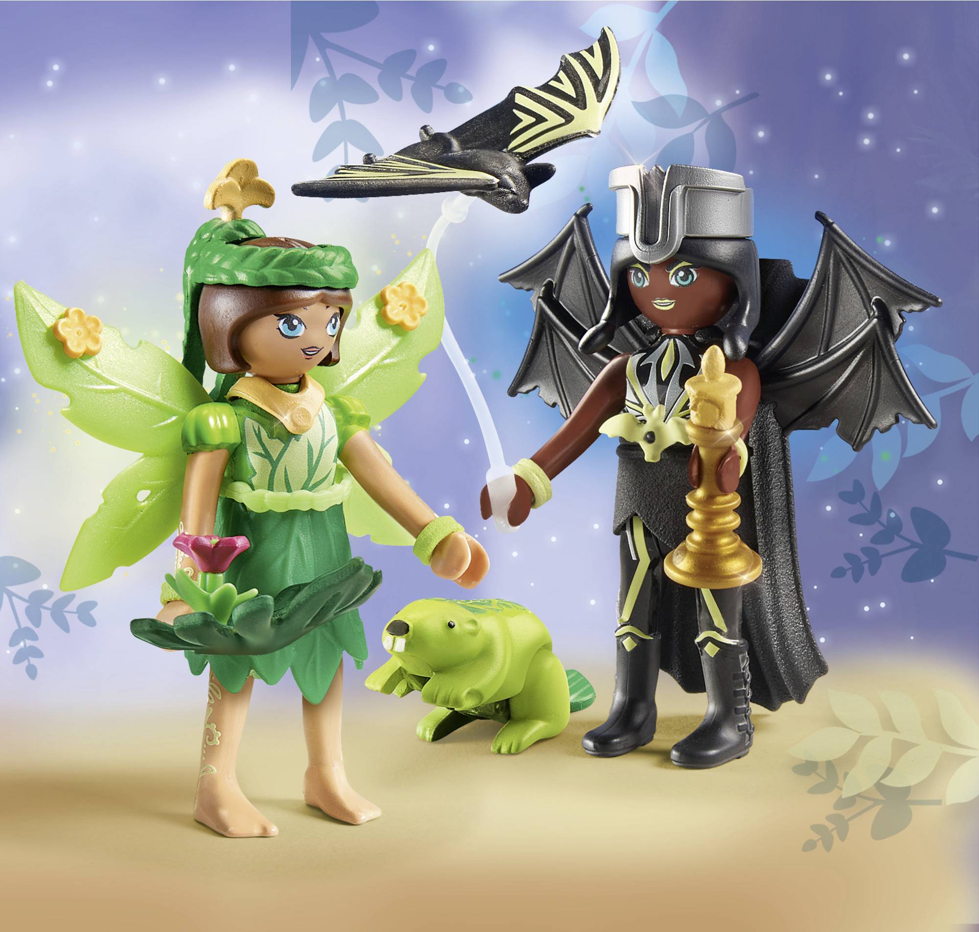 Playmobil® Ayuma Forest Fairy & Bat Fairy mit Seelentieren 71350