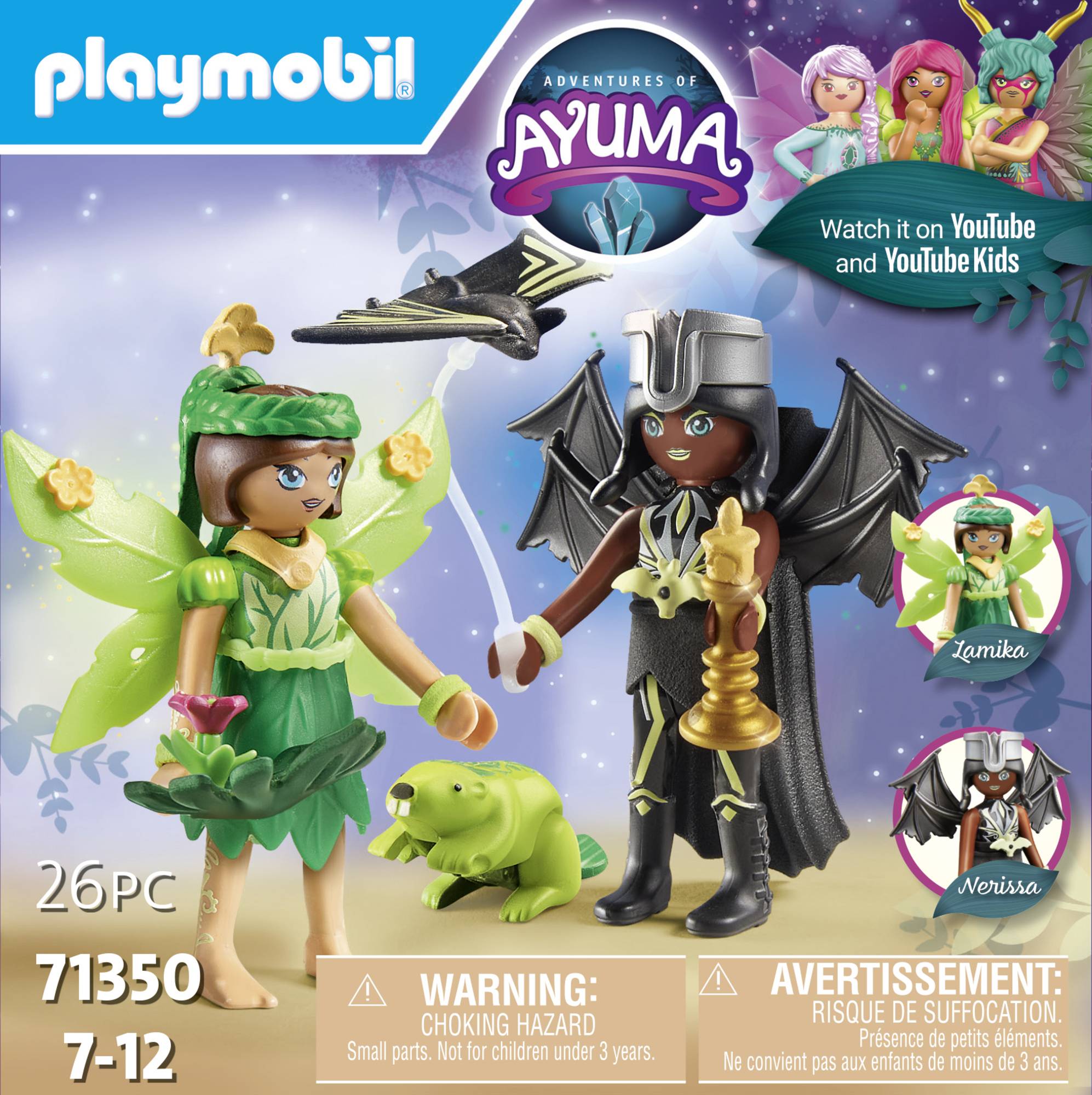 Playmobil® Ayuma Forest Fairy & Bat Fairy mit Seelentieren 71350