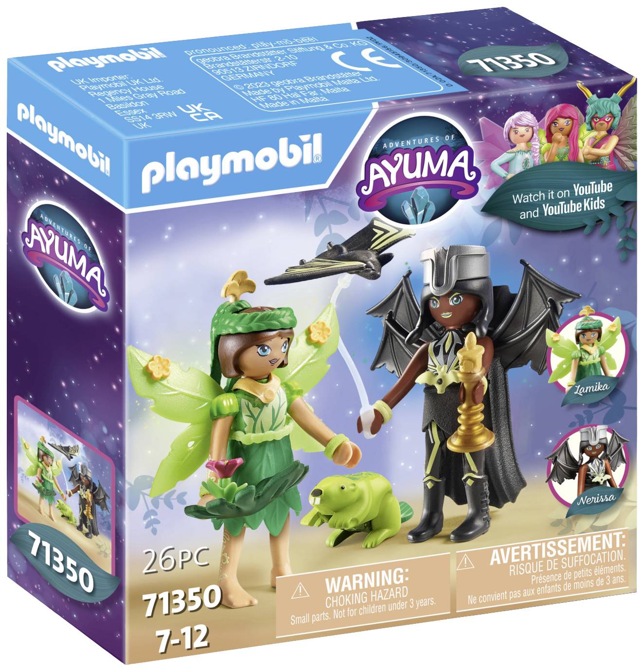 Playmobil® Ayuma Forest Fairy & Bat Fairy mit Seelentieren 71350