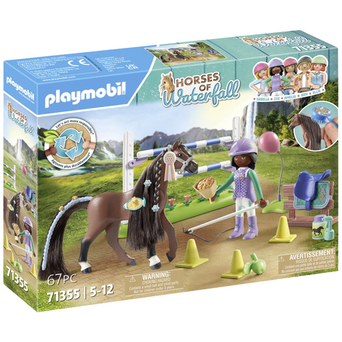 Playmobil® Horses of Waterfall Zoe & Blaze mit Turnierparcours 71355
