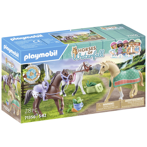 Playmobil® Horses of Waterfall 3 Pferde: Morgan, Quarter Horse & Shagya Araber 71356