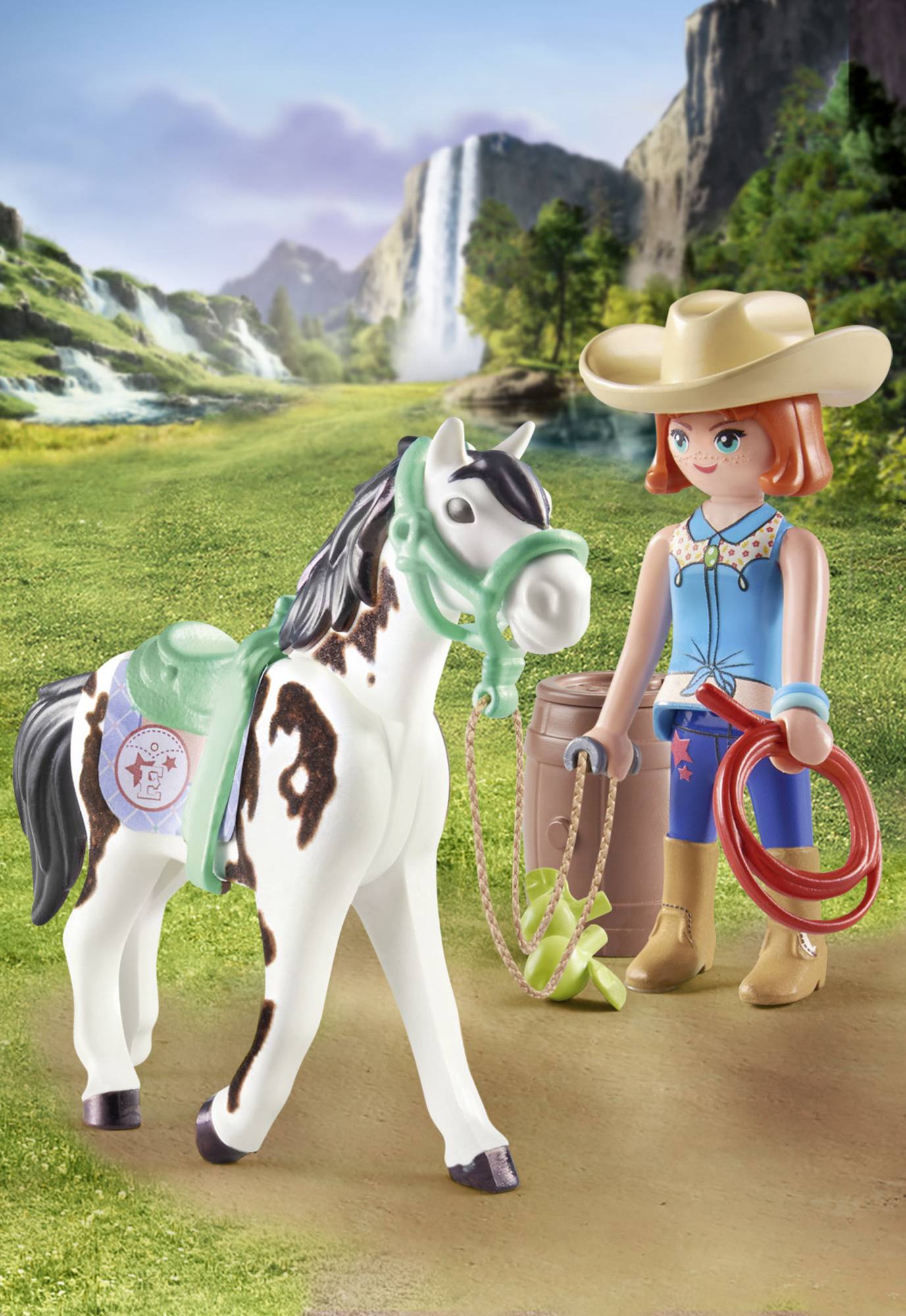Playmobil® Horses of Waterfall Ellie & Sawdust mit Westernübung 71358
