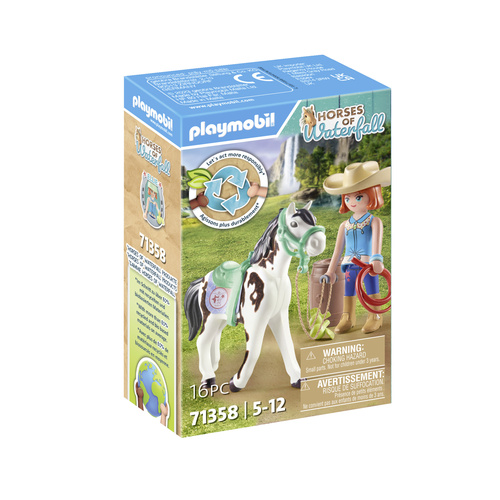 Playmobil® Horses of Waterfall Ellie & Sawdust mit Westernübung 71358