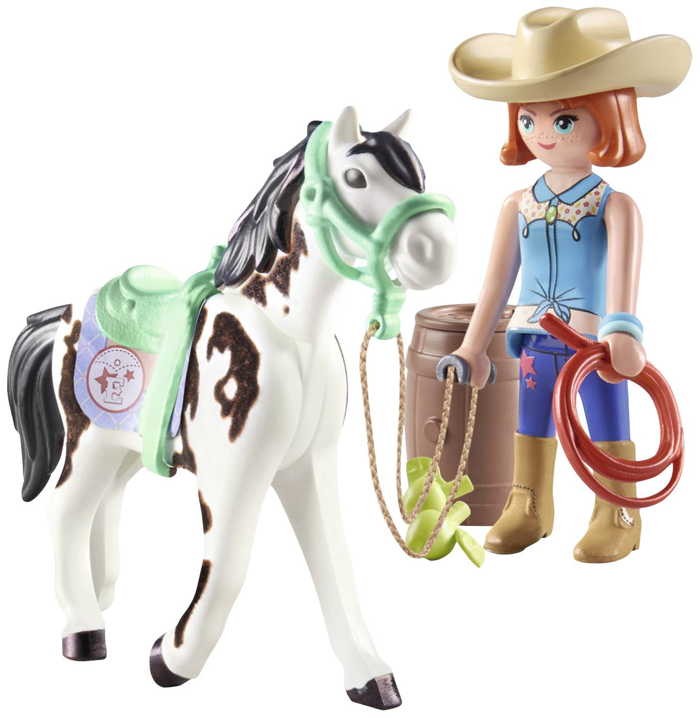 Playmobil® Horses of Waterfall Ellie & Sawdust mit Westernübung 71358