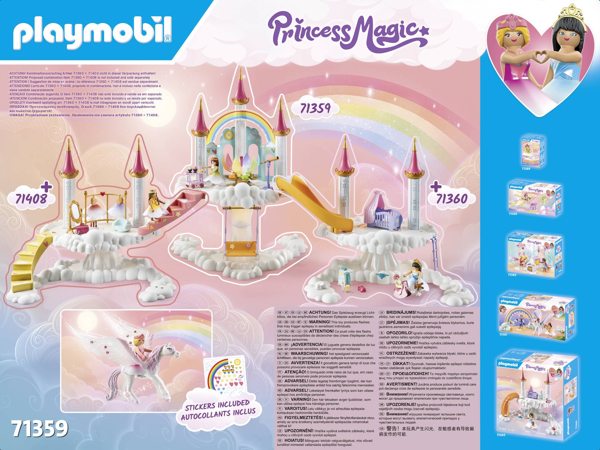 Playmobil® Princess Magic Himmlisches Regenbogenschloss 71359