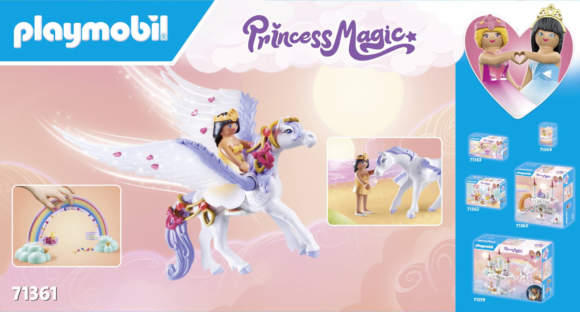 Playmobil® Princess Magic Himmlischer Pegasus mit Regenbogen 71361