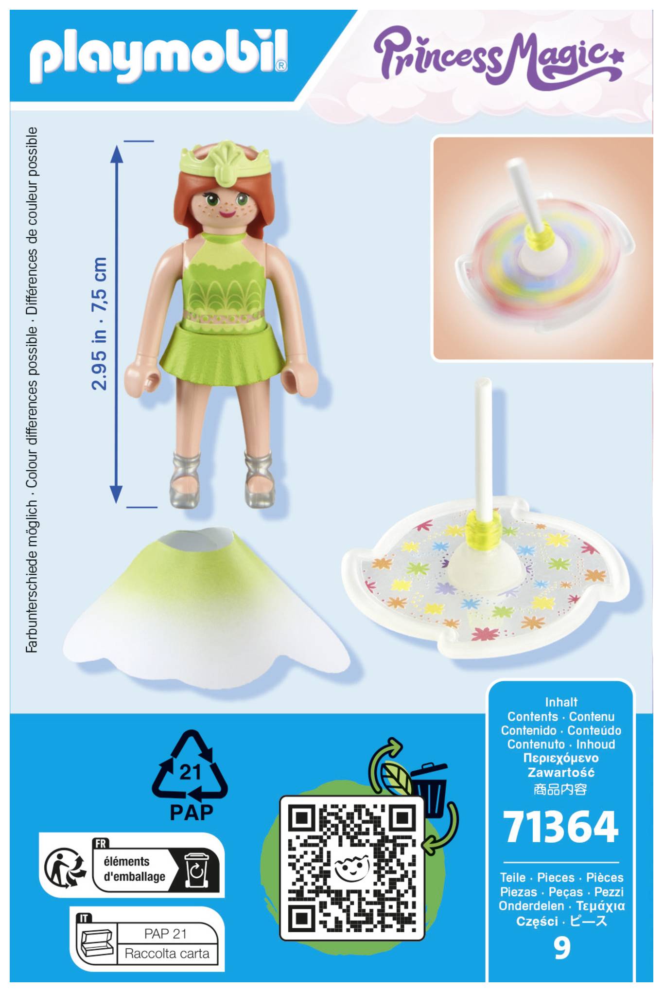 Playmobil® Princess Magic Himmlischer Regenbogenkreisel mit Prinzessin 71364