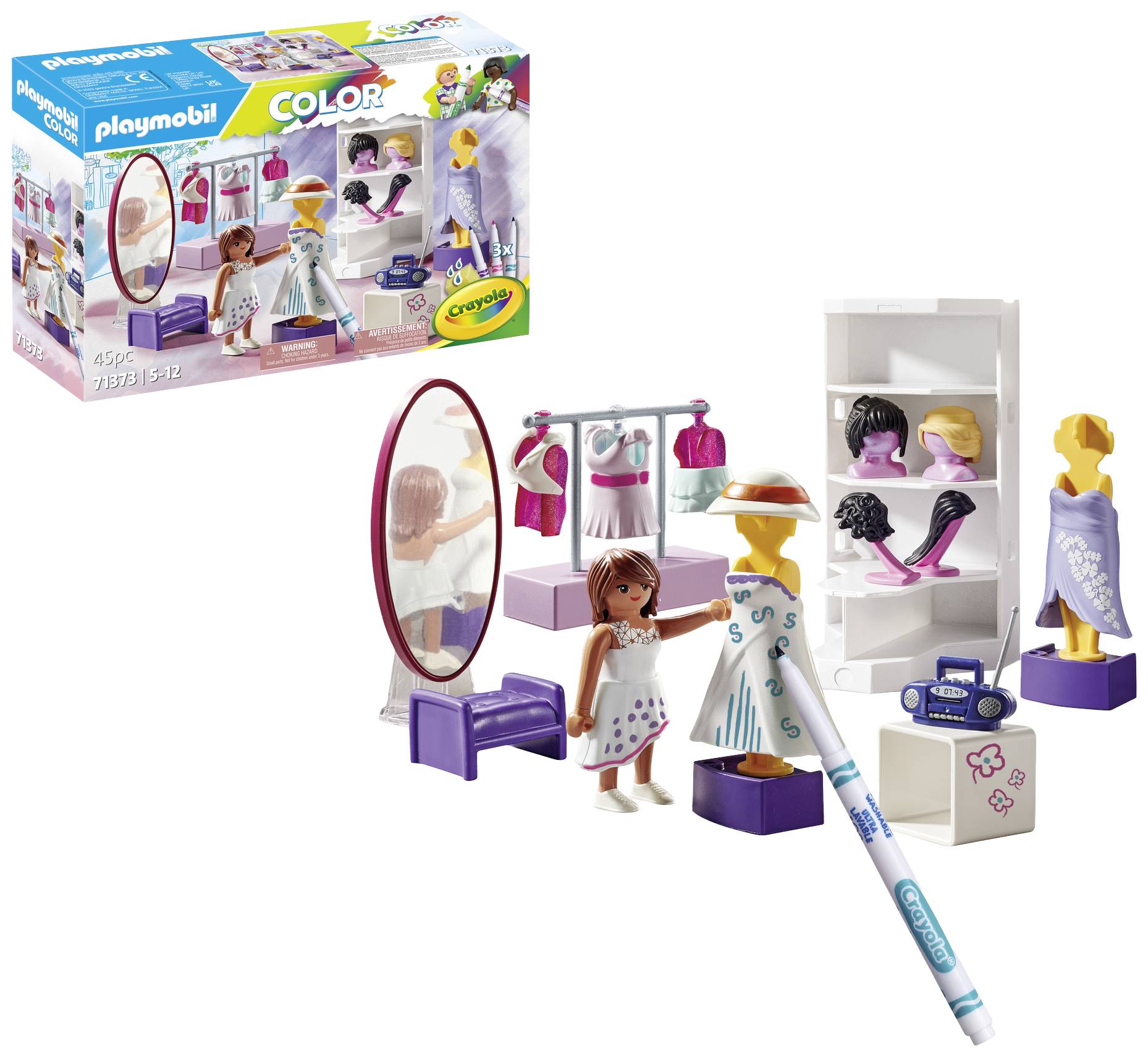 Playmobil® Color Fashion Design Set 71373