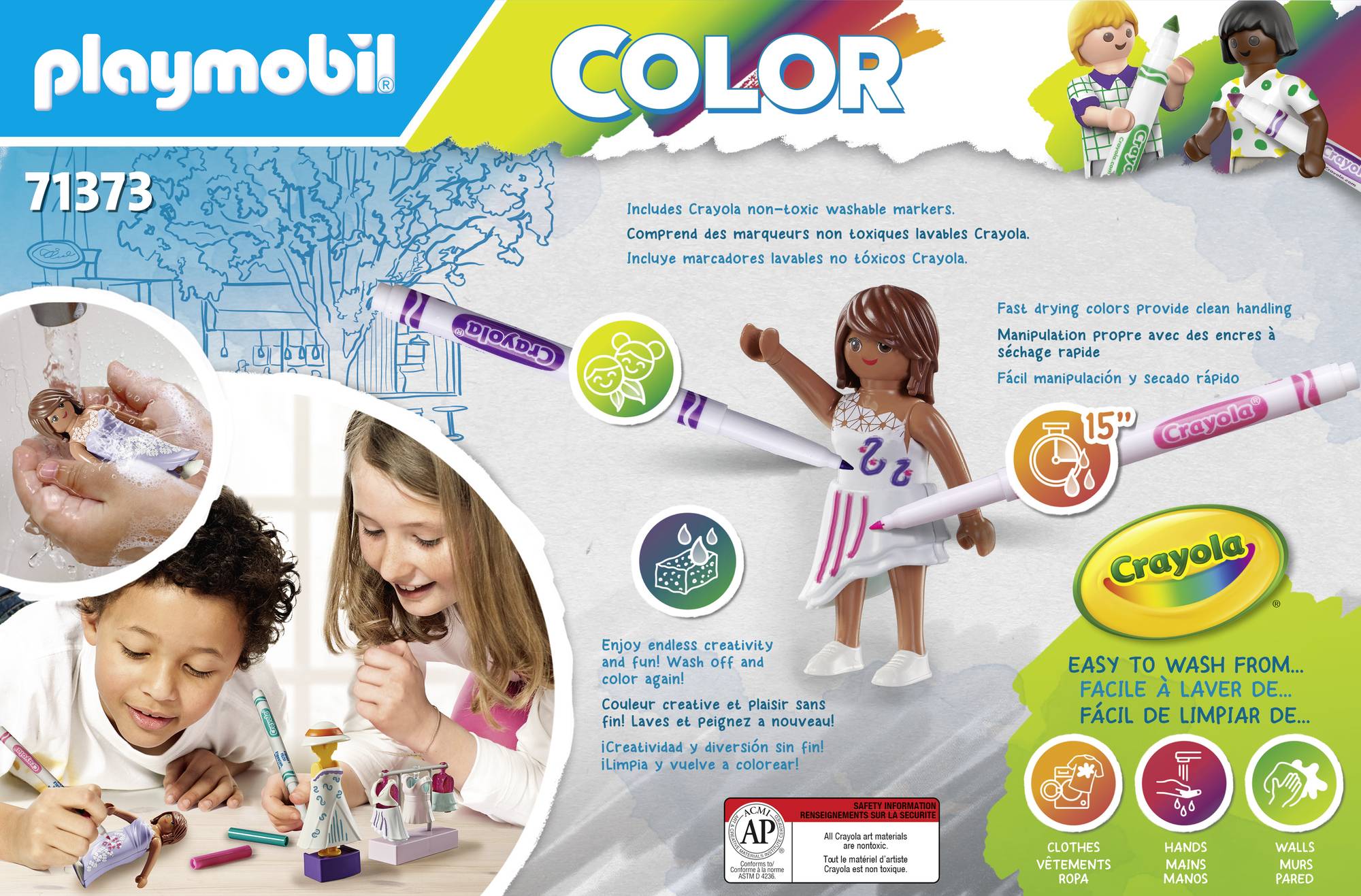 Playmobil® Color Fashion Design Set 71373