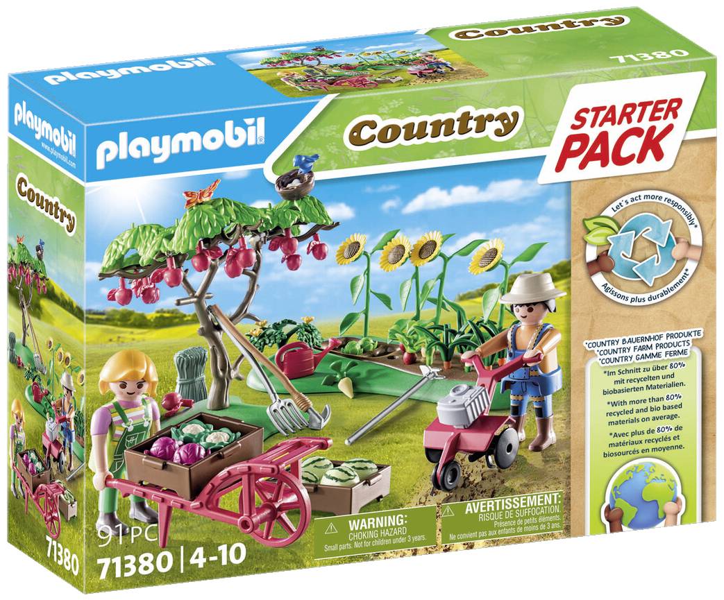 Playmobil® Country Starter Pack Bauernhof Gemüsegarten 71380