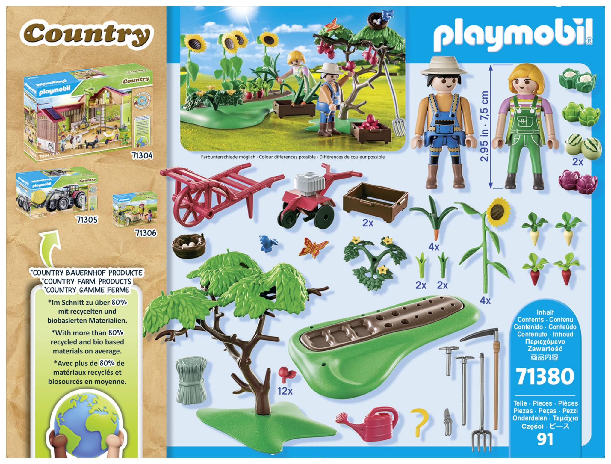 Playmobil® Country Starter Pack Bauernhof Gemüsegarten 71380
