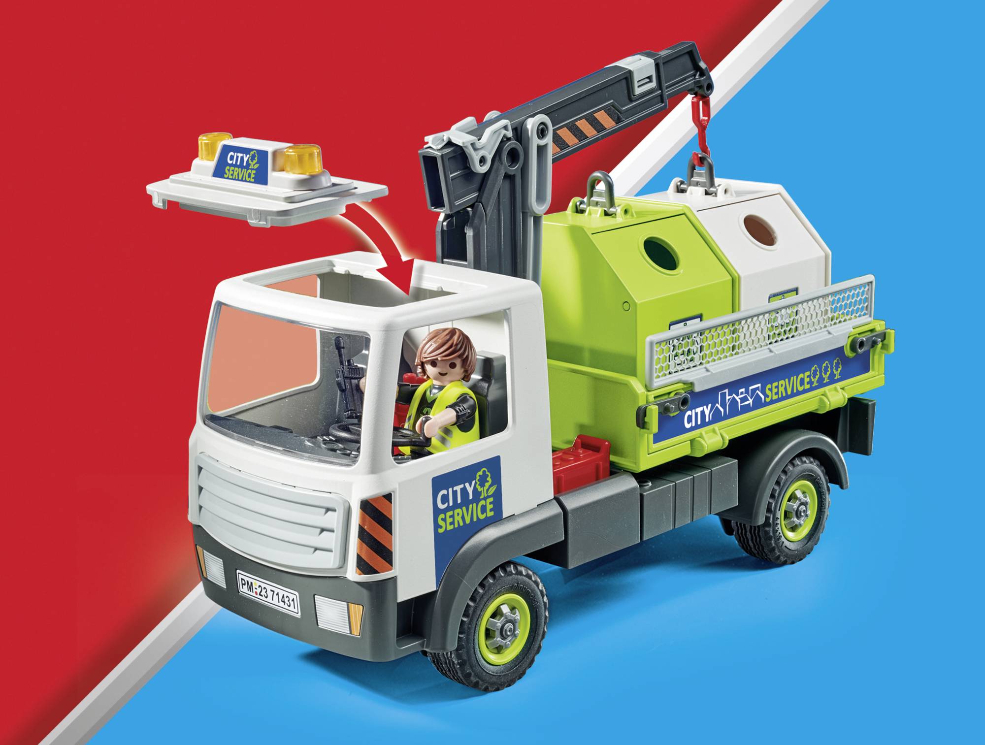 Playmobil® City Action Altglas-LKW mit Container 71431