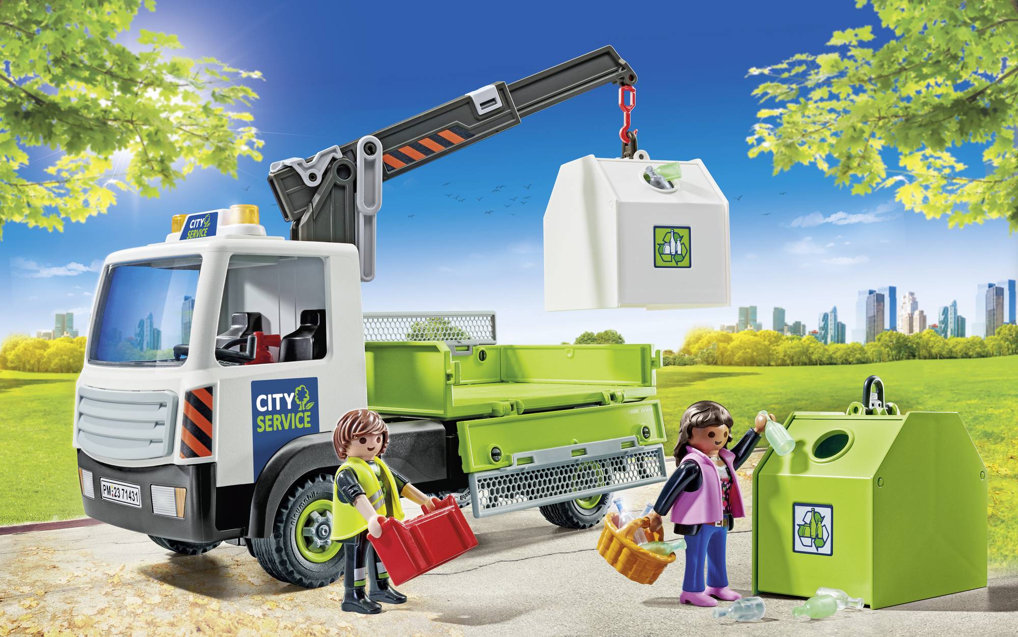 Playmobil® City Action Altglas-LKW mit Container 71431