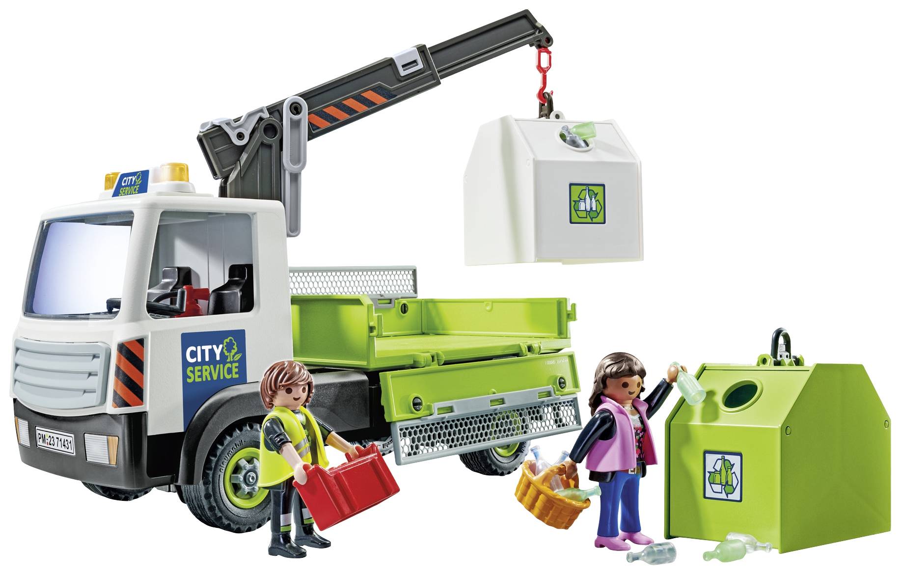 Playmobil® City Action Altglas-LKW mit Container 71431