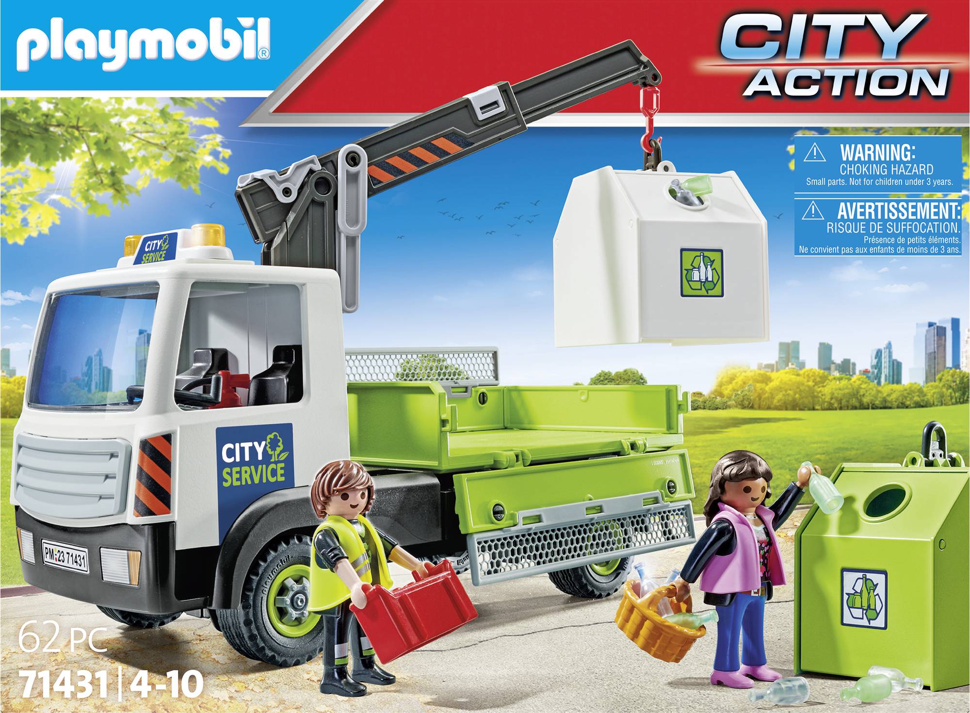 Playmobil® City Action Altglas-LKW mit Container 71431