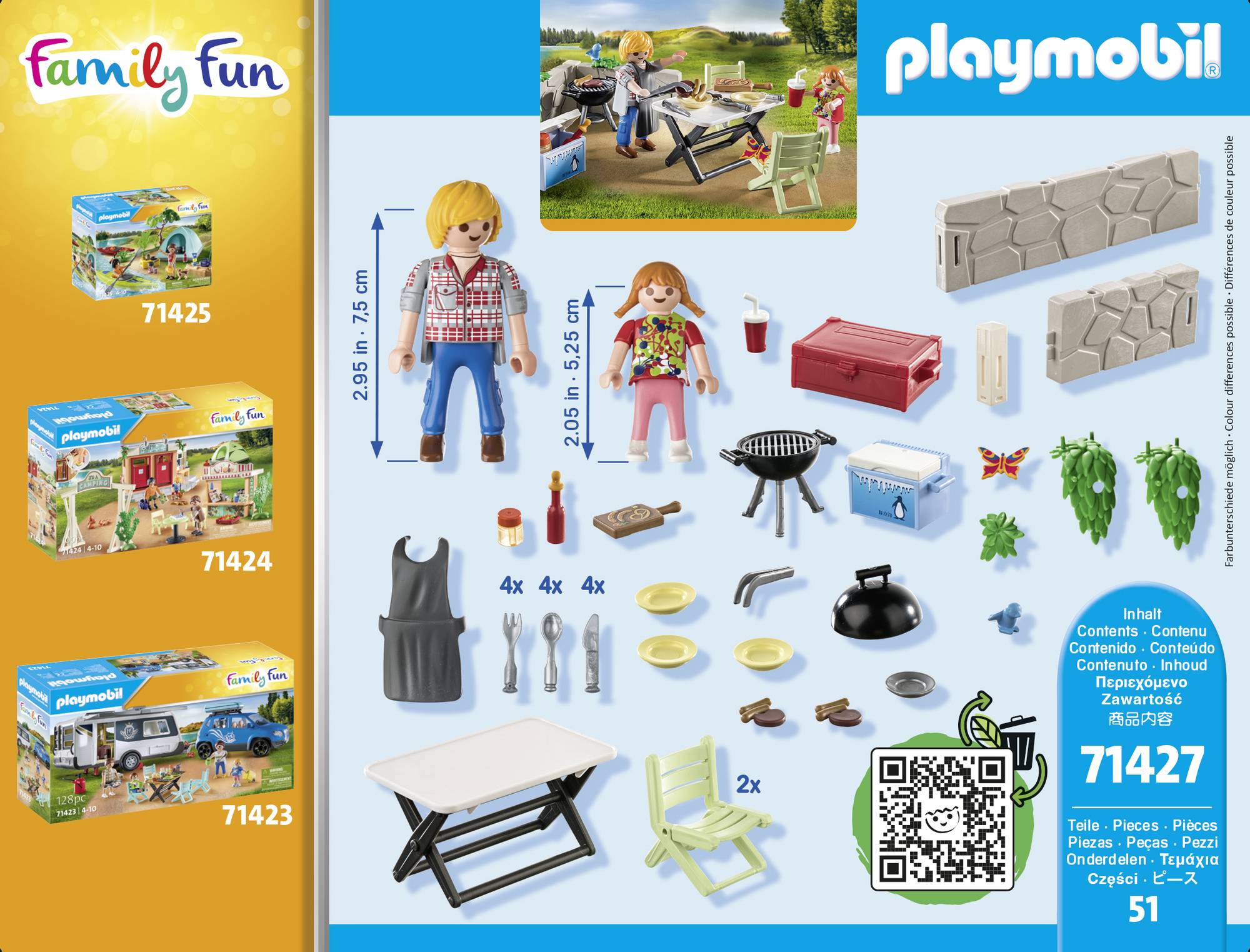 Playmobil® Family Fun Gemeinsames Grillen 71427