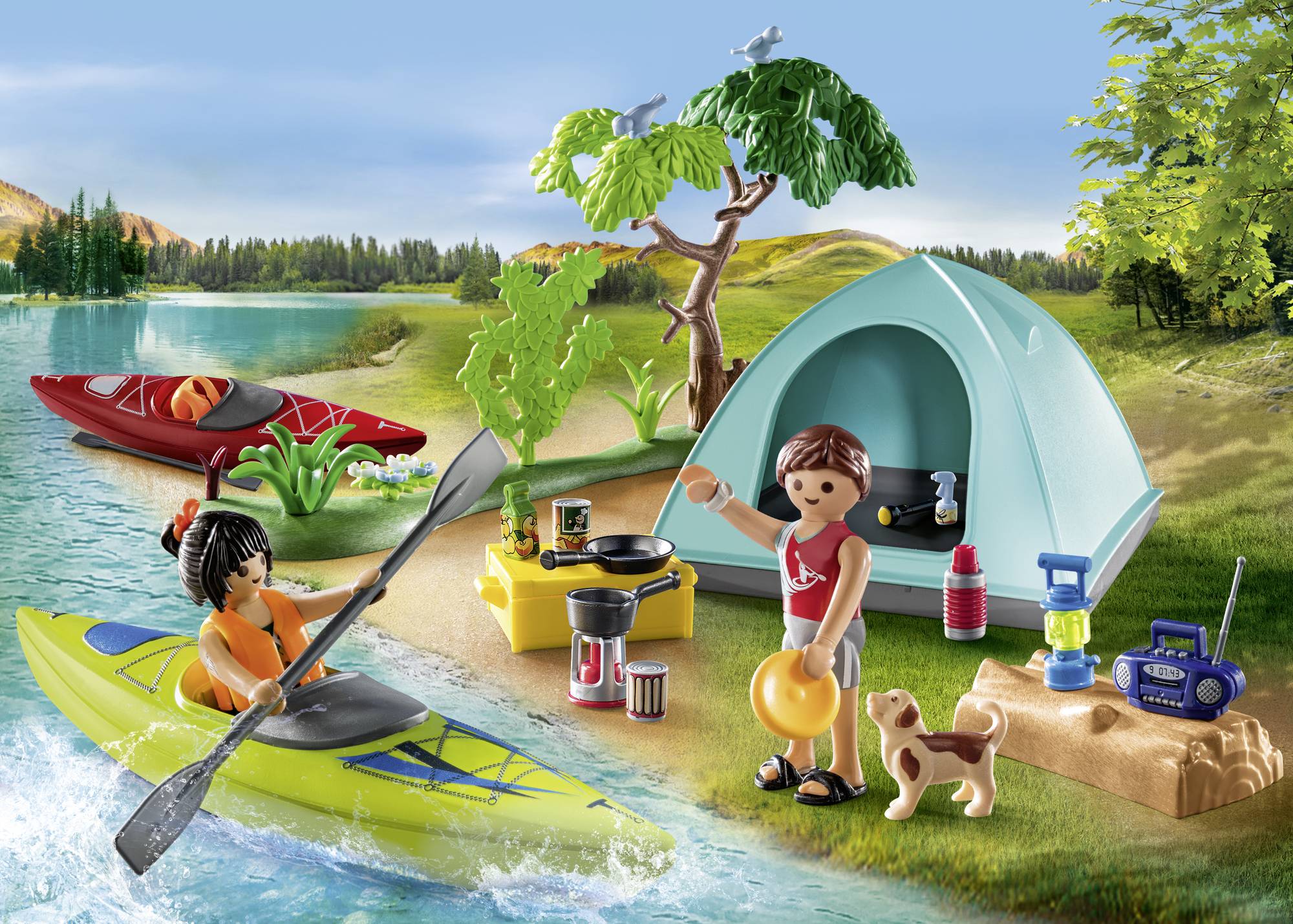 Playmobil® Family Fun Zelten 71425