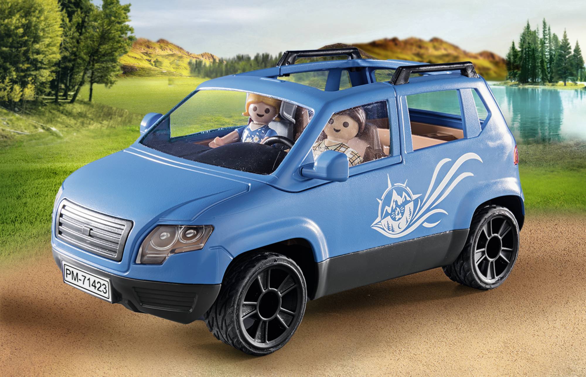Playmobil® Family Fun Wohnwagen mit Auto 71423