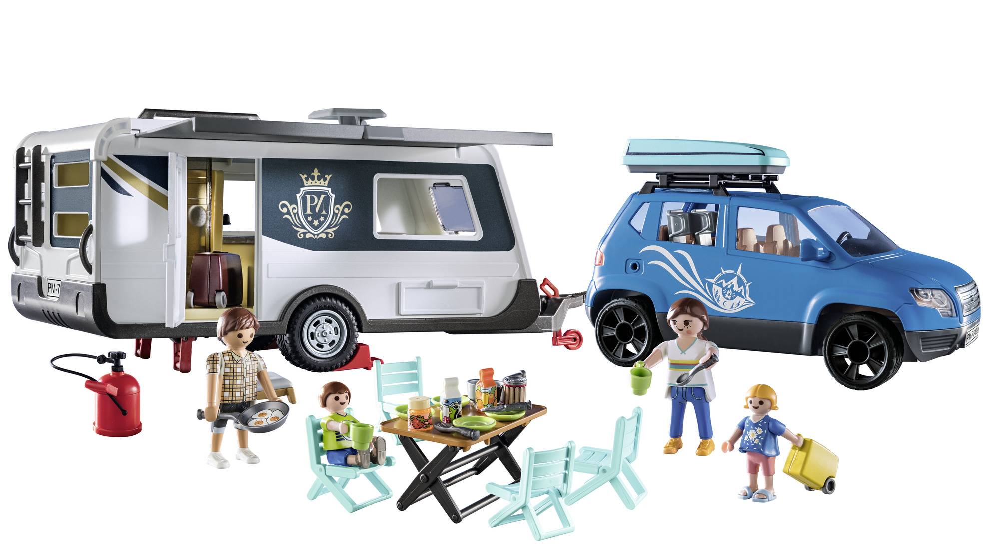 Playmobil® Family Fun Wohnwagen mit Auto 71423