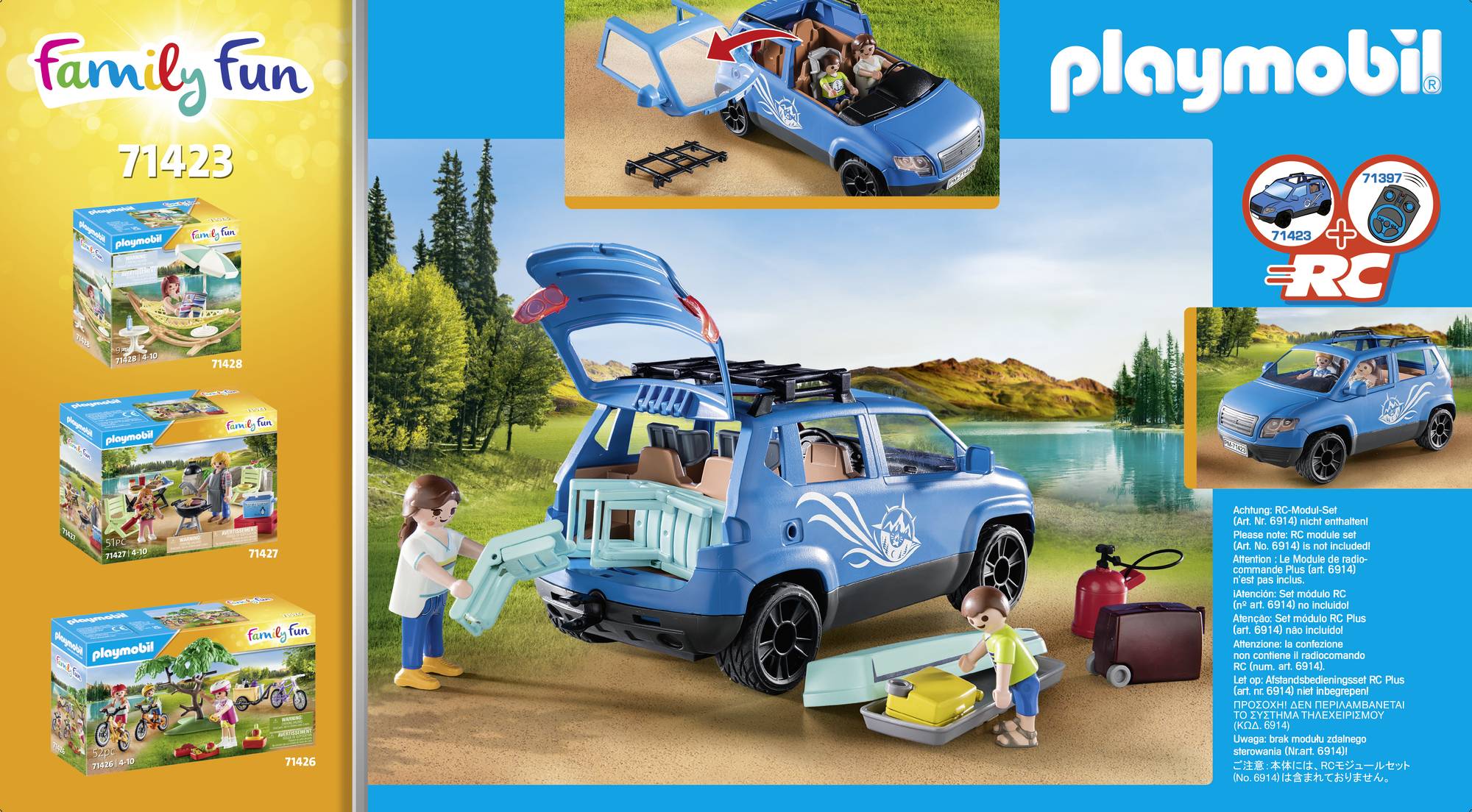 Playmobil® Family Fun Wohnwagen mit Auto 71423