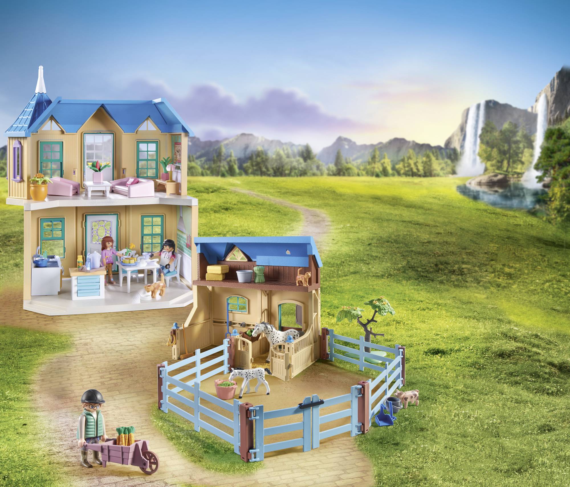 Playmobil® Horses of Waterfall Waterfall Ranch 71351