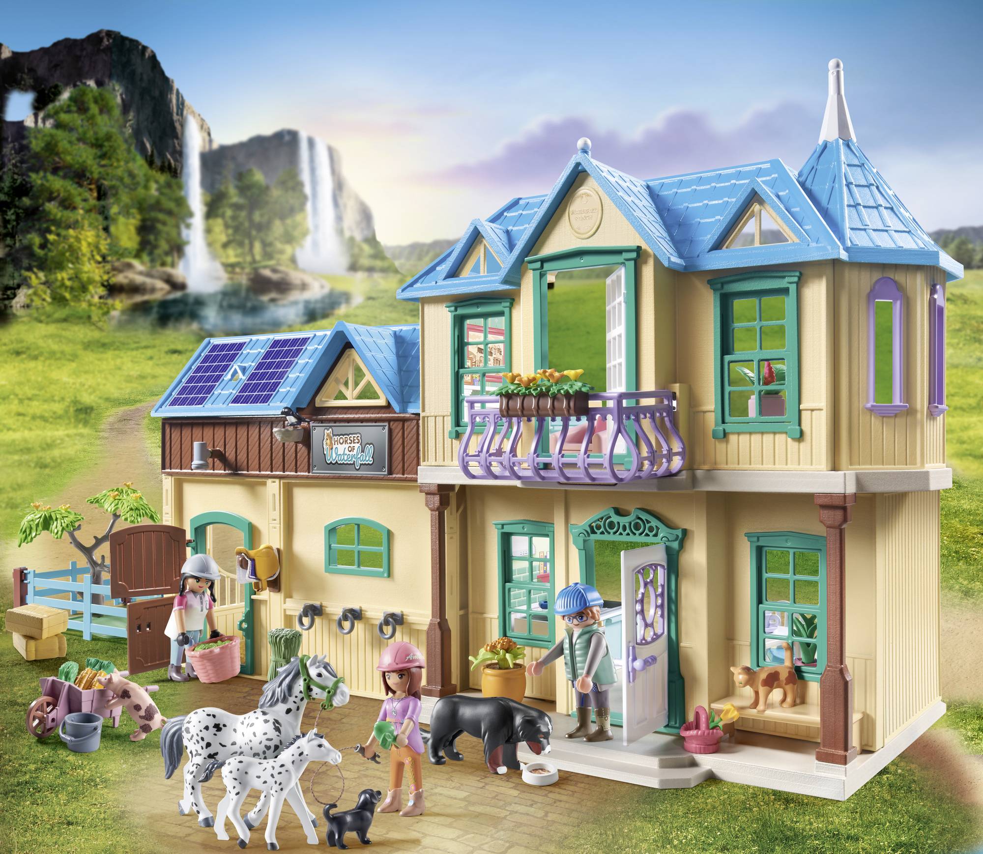 Playmobil® Horses of Waterfall Waterfall Ranch 71351