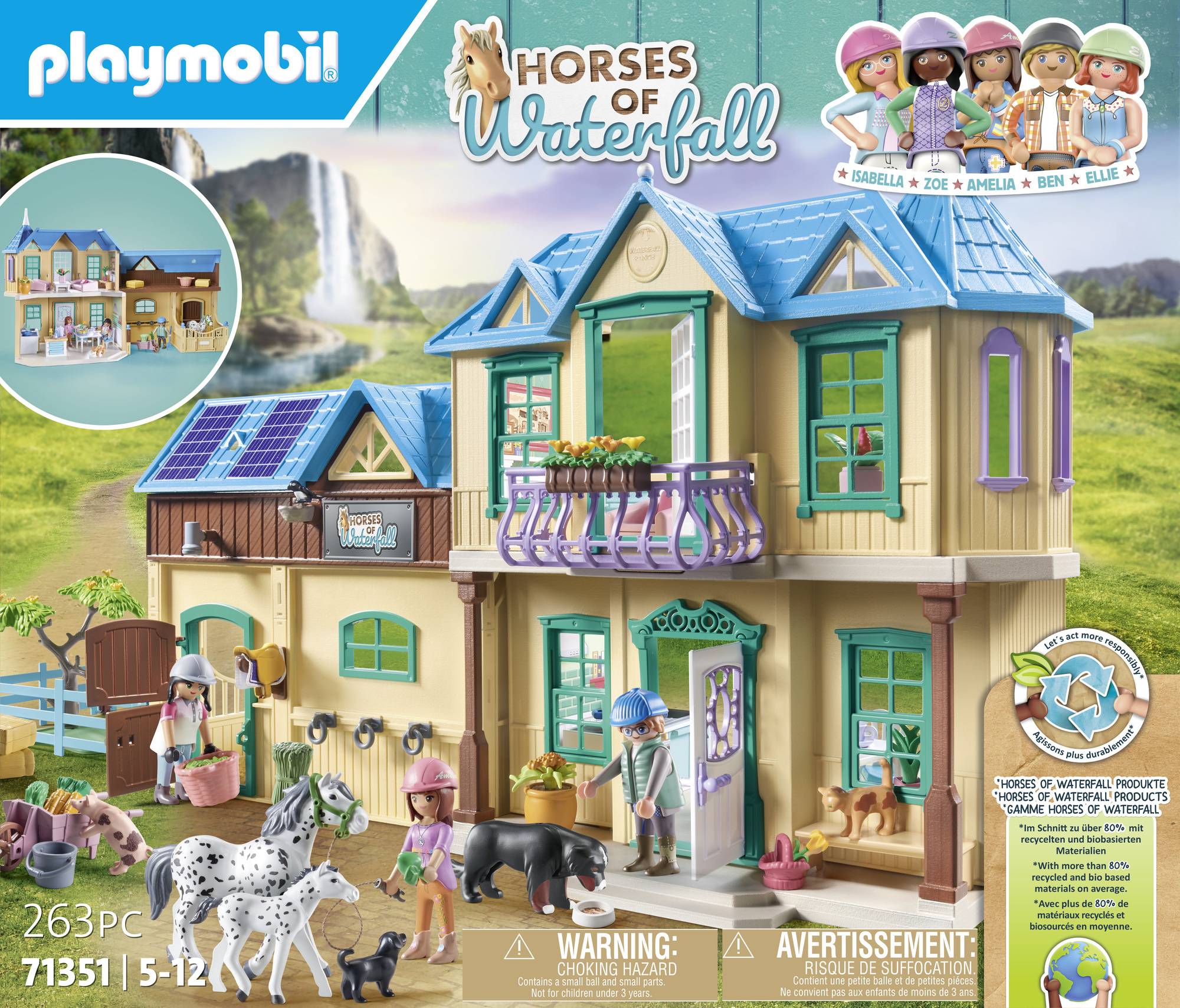 Playmobil® Horses of Waterfall Waterfall Ranch 71351
