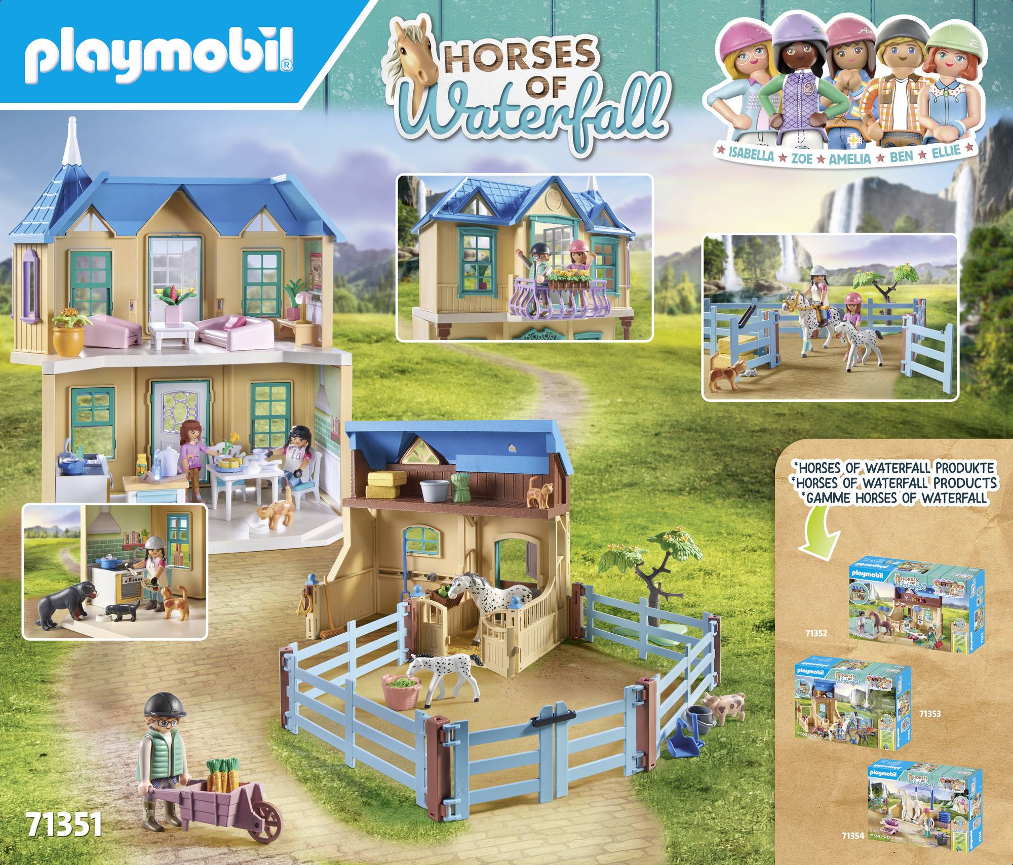 Playmobil® Horses of Waterfall Waterfall Ranch 71351