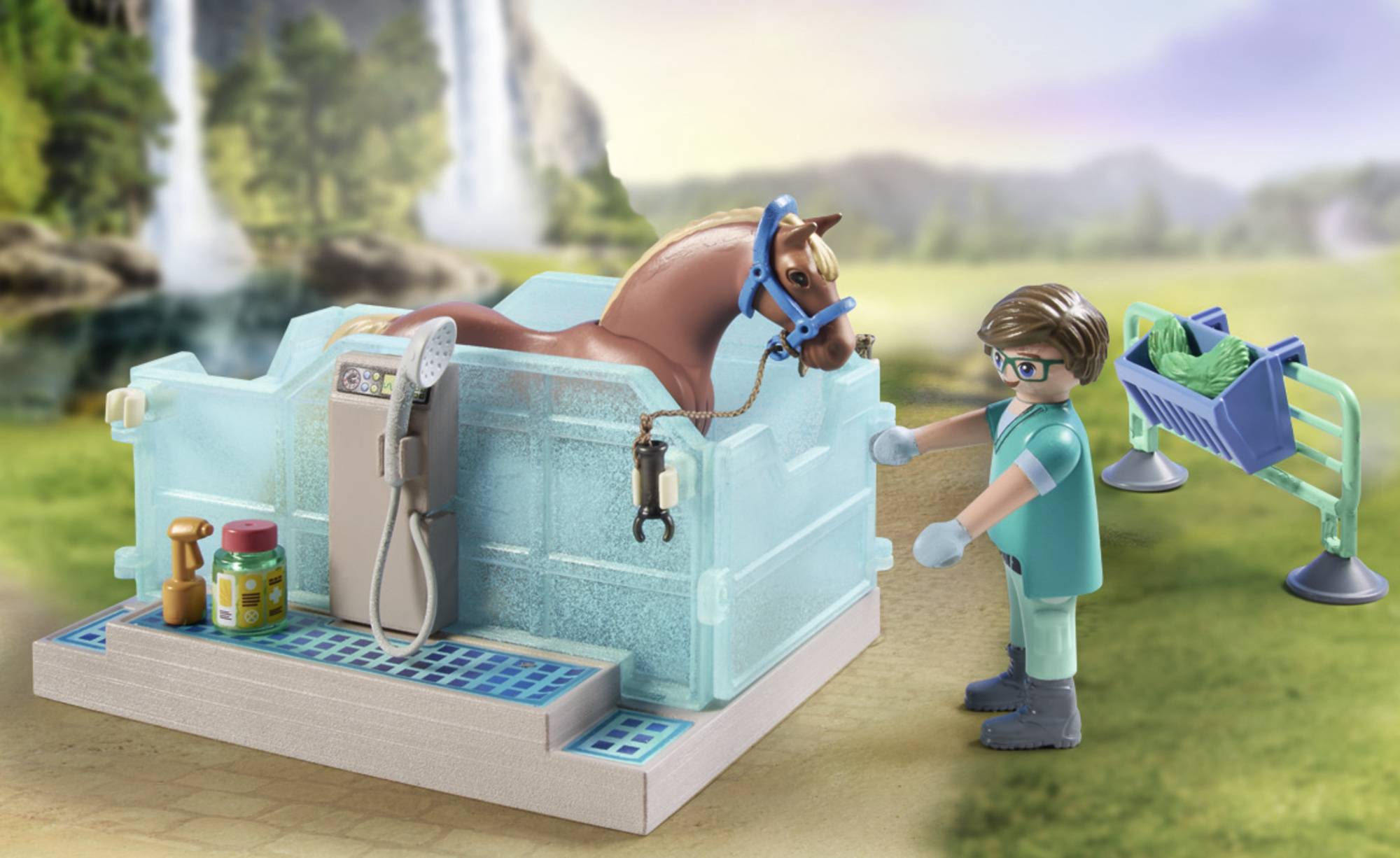 Playmobil® Horses of Waterfall Reittherapie & Tierarztpraxis 71352