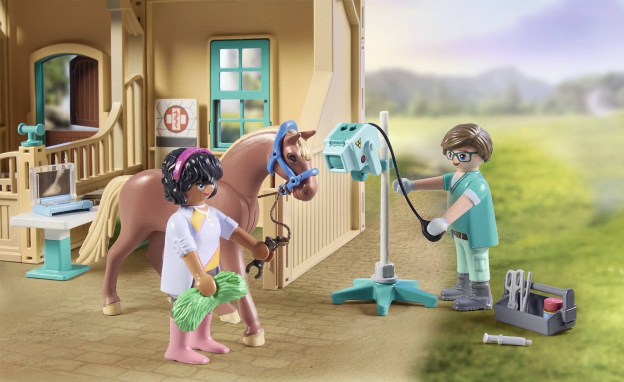 Playmobil® Horses of Waterfall Reittherapie & Tierarztpraxis 71352