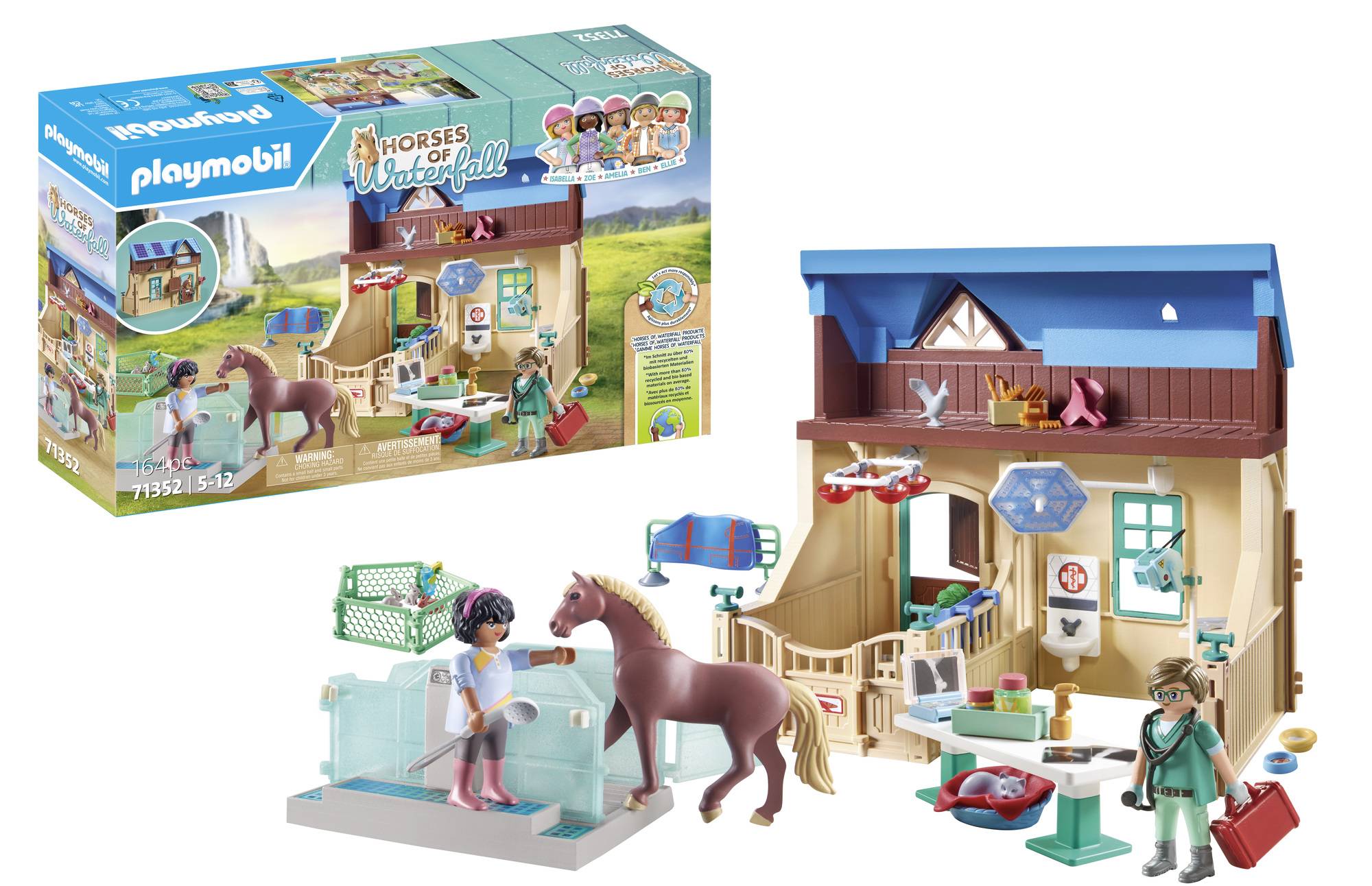 Playmobil® Horses of Waterfall Reittherapie & Tierarztpraxis 71352