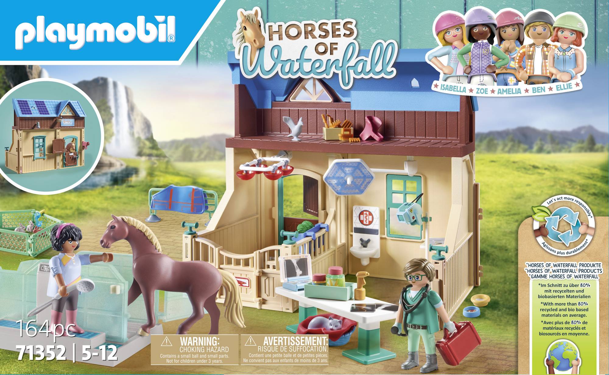 Playmobil® Horses of Waterfall Reittherapie & Tierarztpraxis 71352