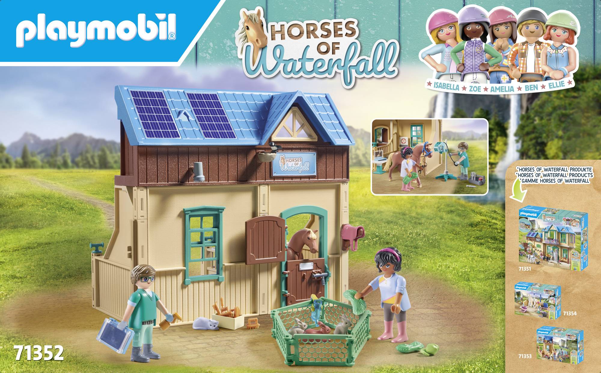 Playmobil® Horses of Waterfall Reittherapie & Tierarztpraxis 71352