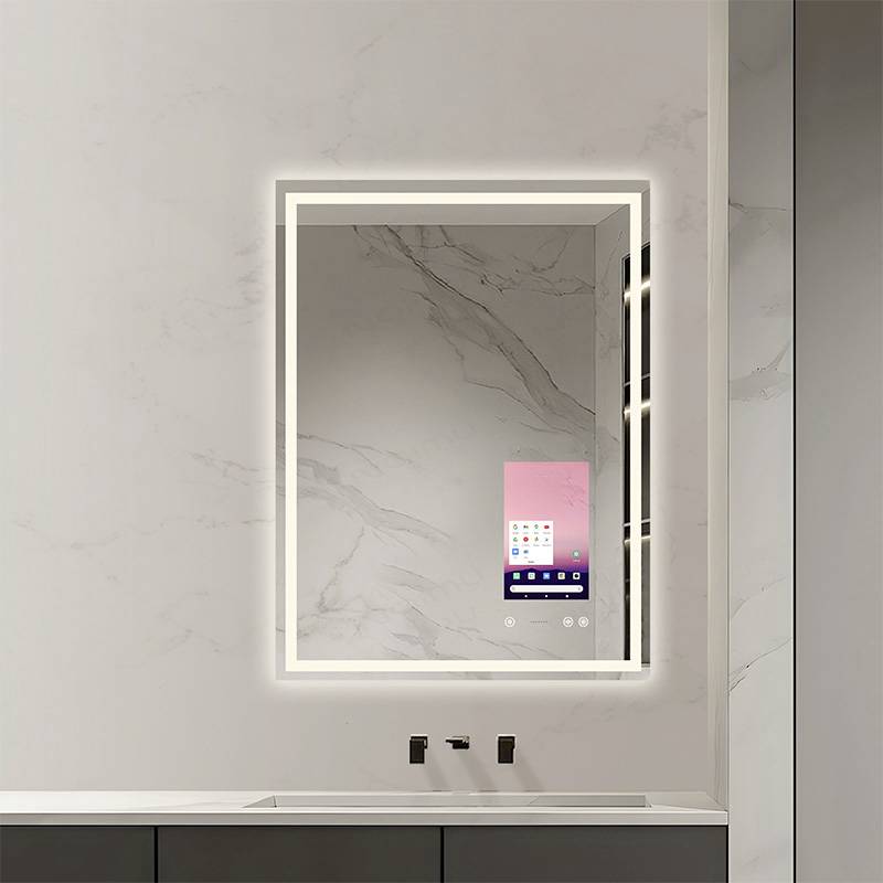 Raysgem Smarter Badezimmerspiegel EEK: B (A - G) Integrierte Android™ Tablet-Funktion, 25,4cm (10,1") Touch-Display, Google