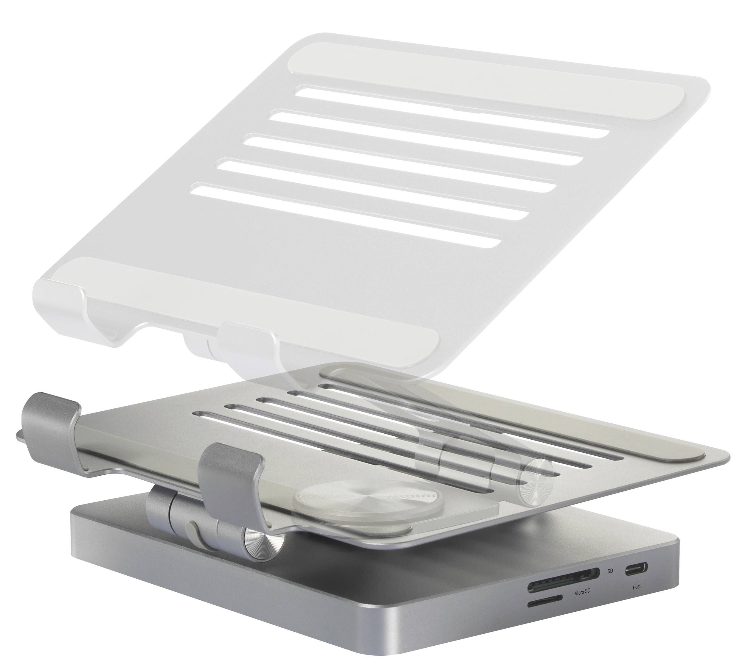 Renkforce USB-C® Dockingstation RF-TD9in1-001 Passend für Marke Dockingstations: Universal integrierte Halterung