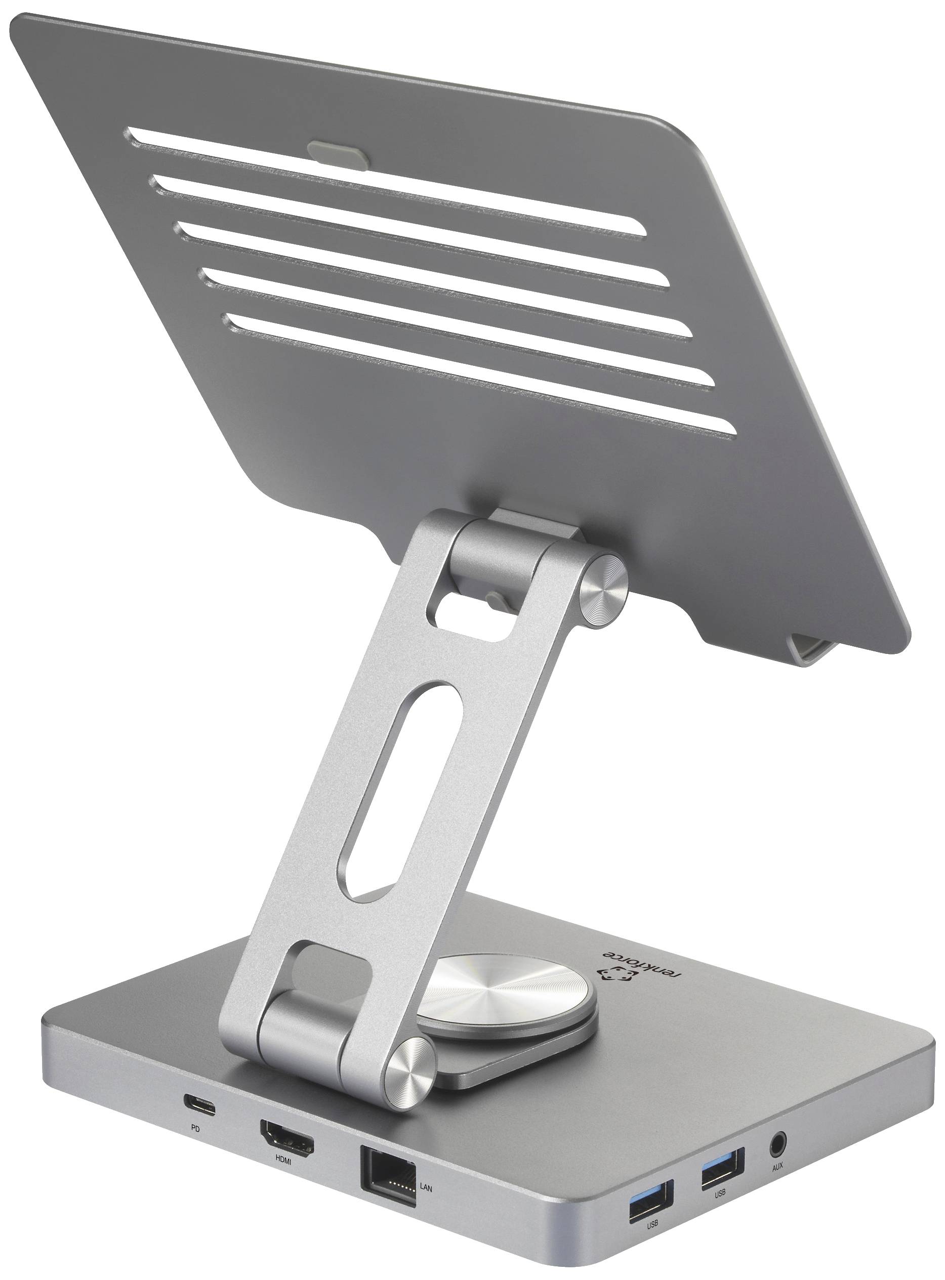 Renkforce USB-C® Dockingstation RF-TD9in1-001 Passend für Marke Dockingstations: Universal integrierte Halterung