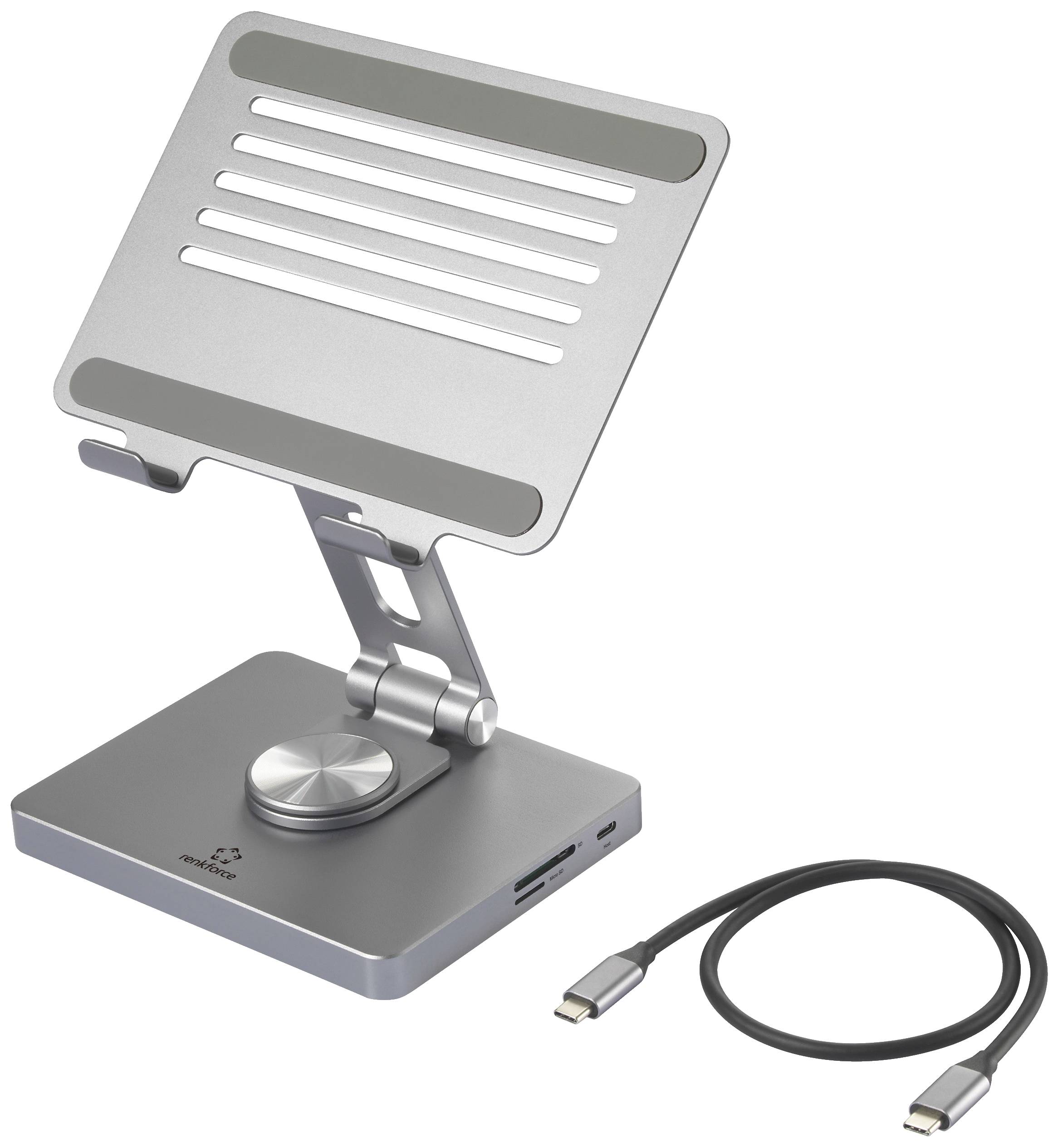 Renkforce USB-C® Dockingstation RF-TD9in1-001 Passend für Marke Dockingstations: Universal integrierte Halterung