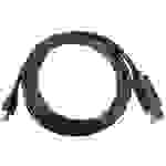 Câble de raccordement Cliff DisplayPort Fiche mâle DisplayPort, Fiche mâle Mini DisplayPort 2 m noir FCR72014 contacts doré