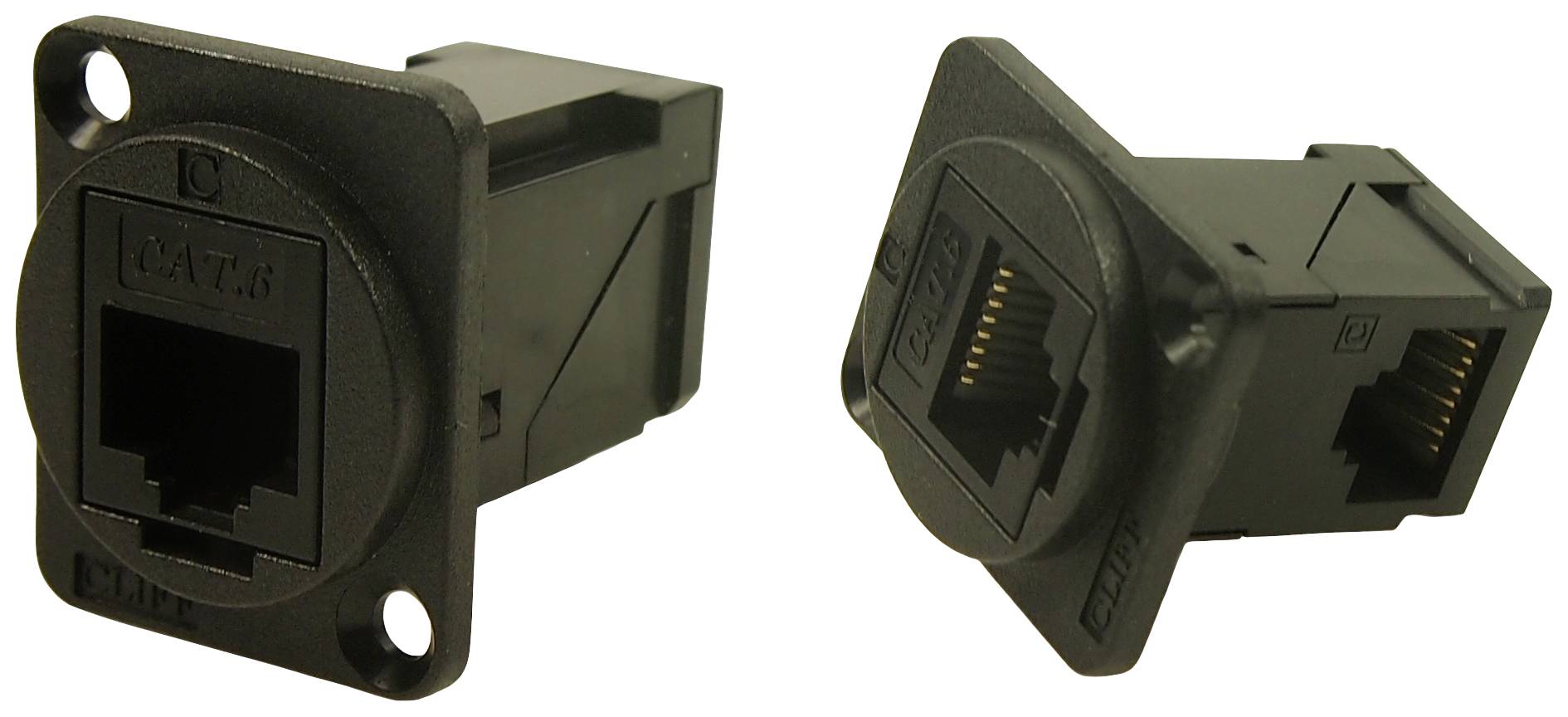 Cliff RAFT CAT6 RJ45 CSK SCHWARZ CP30252 Adapter, Einbau Schwarz 1 St.