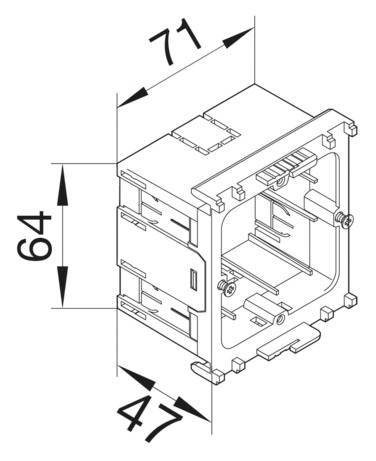 Hager GLT4001 Einbaudose Geräteeinbaudose 1St.