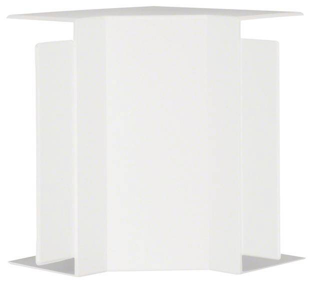 Ein weißer, sechseckiger Papierkartenaufsteller in einem minimalistisch gehaltenen Design, geeignet für Präsentationen oder Veranstaltungen.