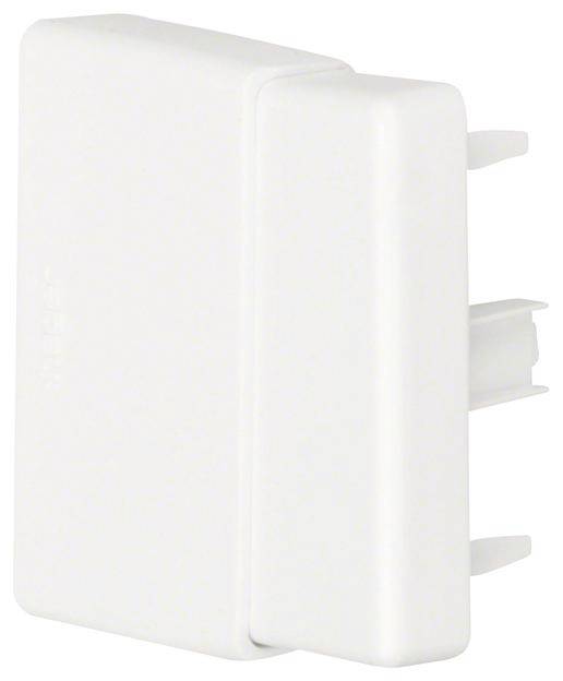 Weißes Plastikgehäuse mit mehreren Steckverbindern an der Seite, möglicherweise für elektrische oder elektronische Anwendungen.