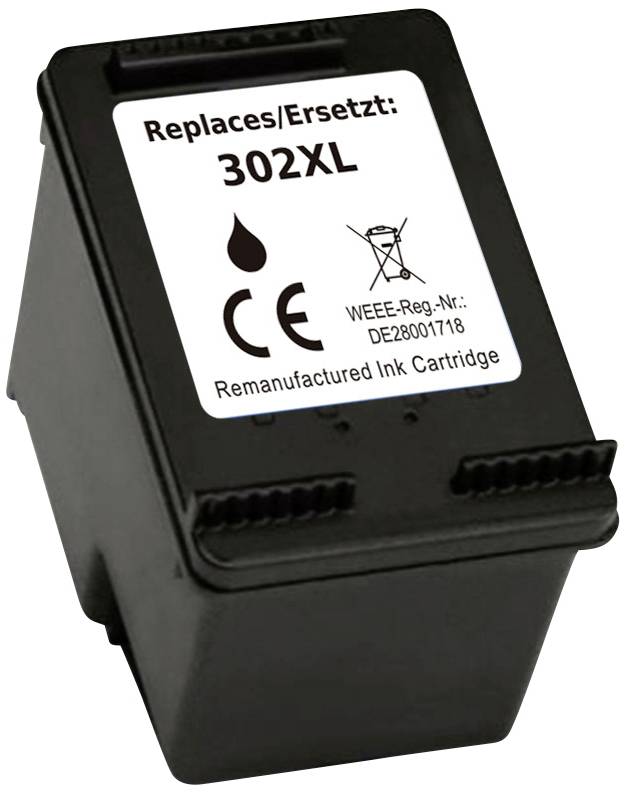 Renkforce Druckerpatrone ersetzt HP 302XL, F6U68AE Kompatibel Schwarz RF-5633222