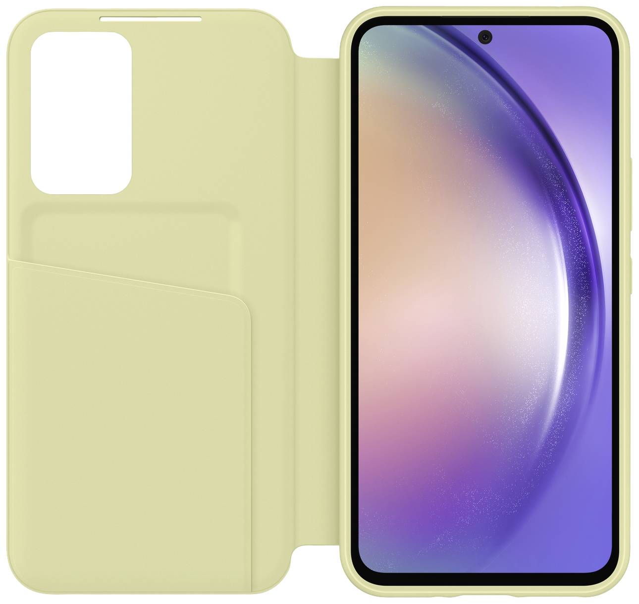 Samsung A54 Smart View Wallet Case Lime