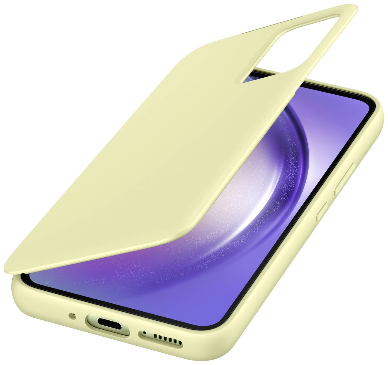 Samsung A54 Smart View Wallet Case Lime
