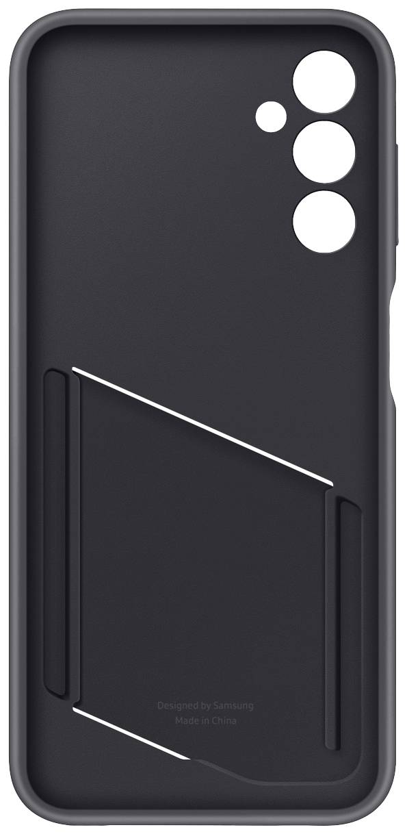 Samsung Card Slot Case Backcover Samsung Galaxy A14 (LTE), Galaxy A14 5G Schwarz