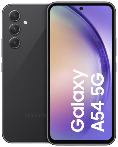 Samsung Galaxy A54 5G Smartphone 128GB 16.3cm (6.4 Zoll) Graphit Android™ 13 Hybrid-Slot