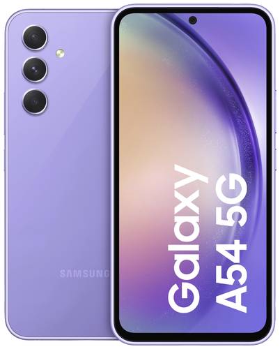 Samsung Galaxy A54 5G Smartphone 256GB 16.3cm (6.4 Zoll) Violett Hybrid-Slot